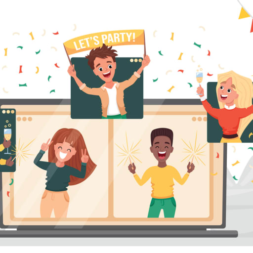 Preview image for post: 27 Fun Virtual Office Party Ideas Your Team Will Love