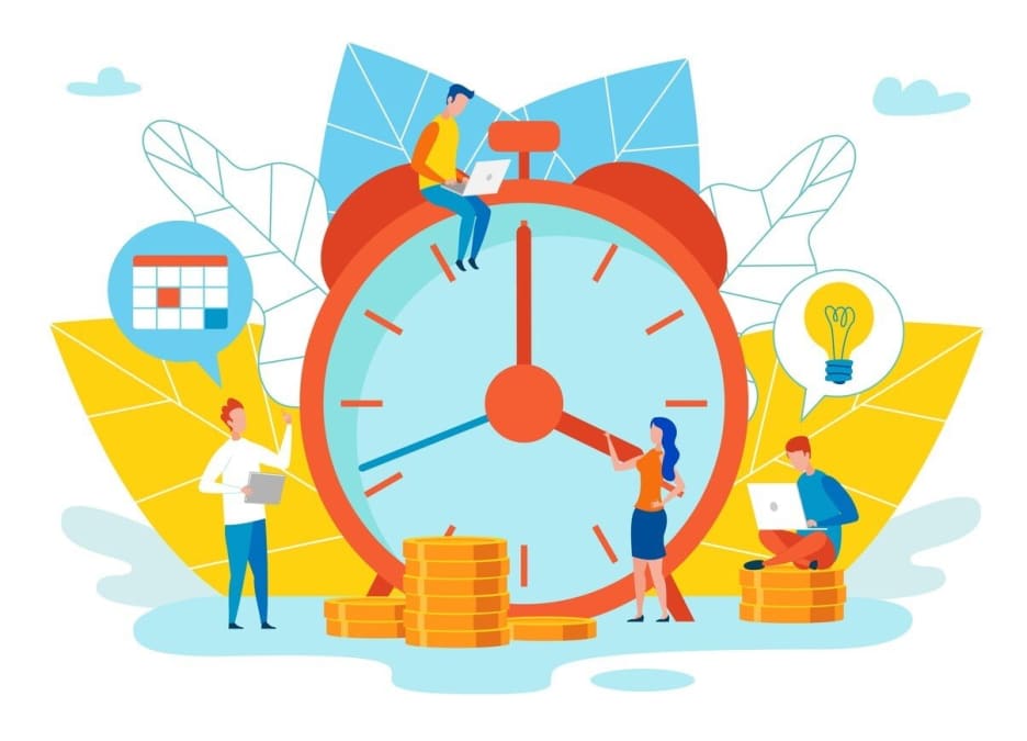 A timer indicating the Pomodoro technique in action.