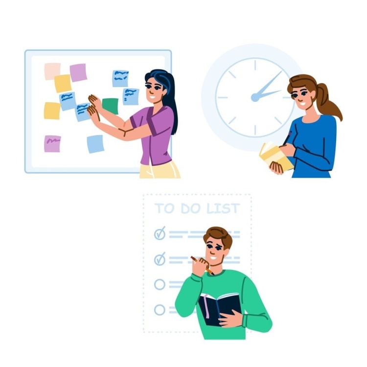 A calendar with marked high priority tasks, showcasing effective scheduling.