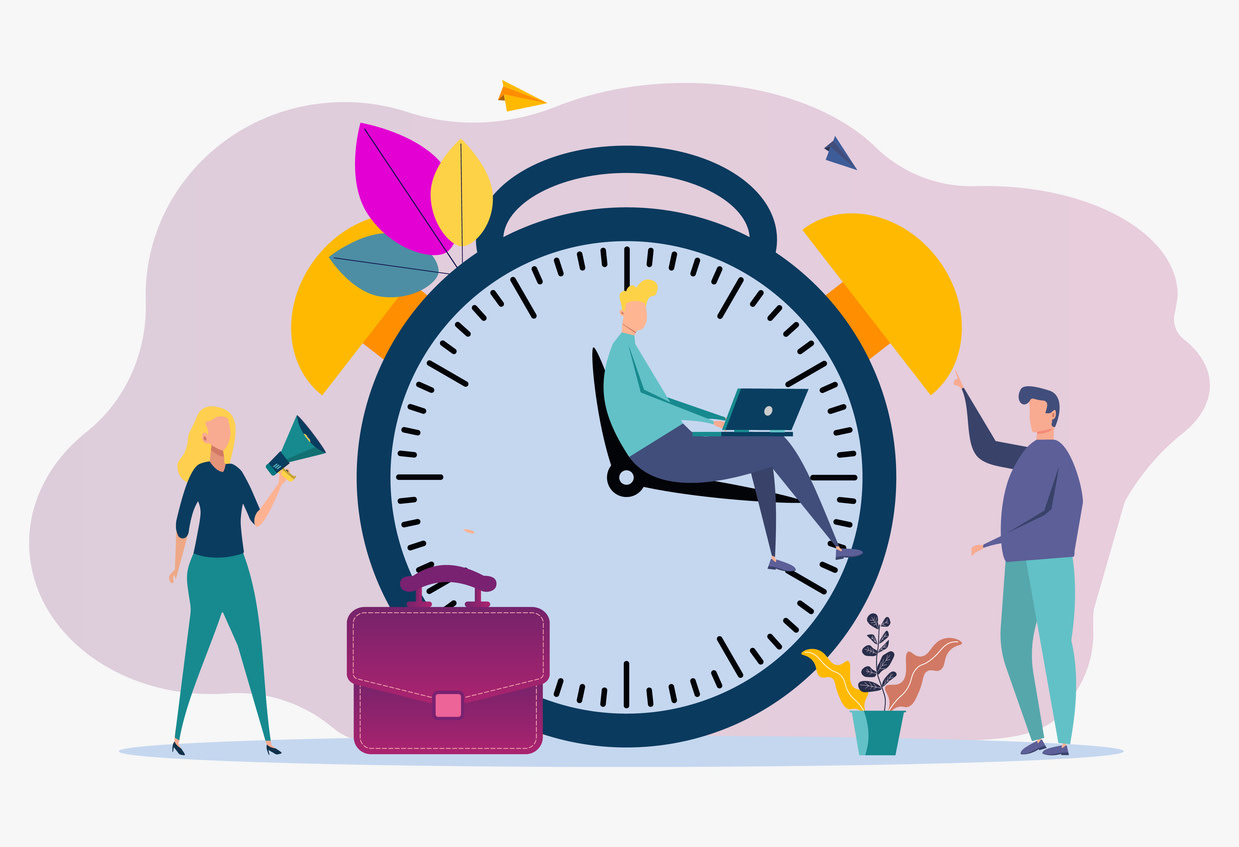 Comparison chart of top time tracking tools with checkmarks for features like clock-in, reporting, and integrations.