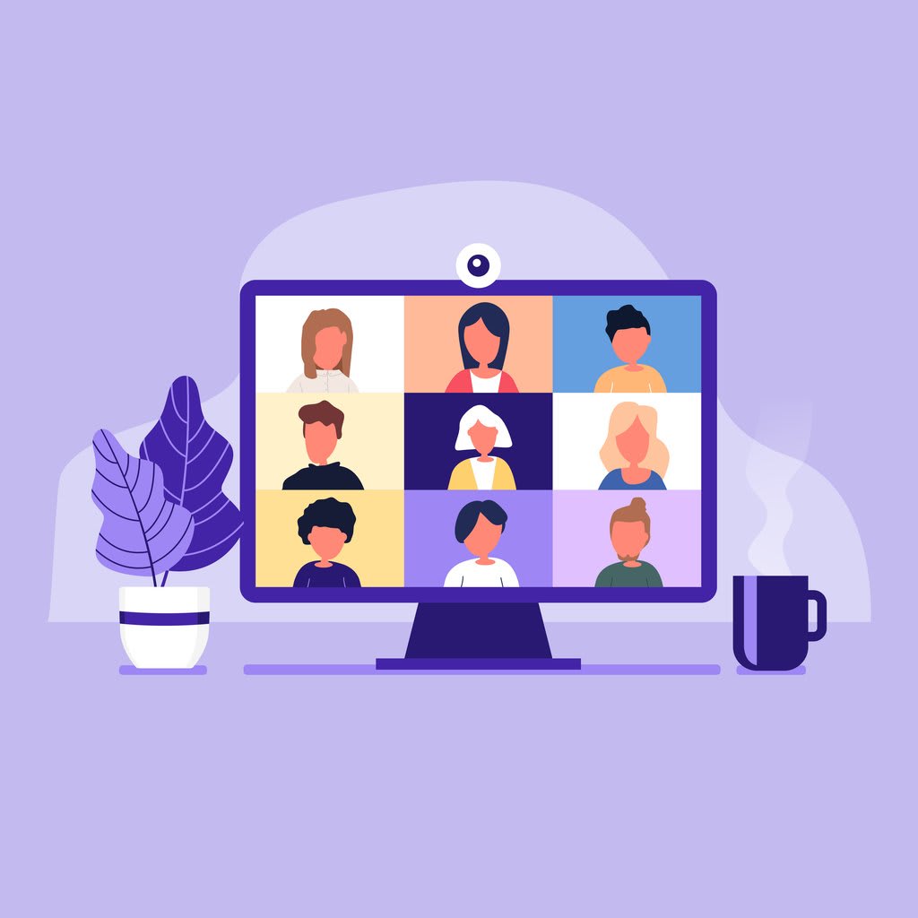 Colleagues participating in remote team building activities through a virtual platform to enhance collaboration and engagement.