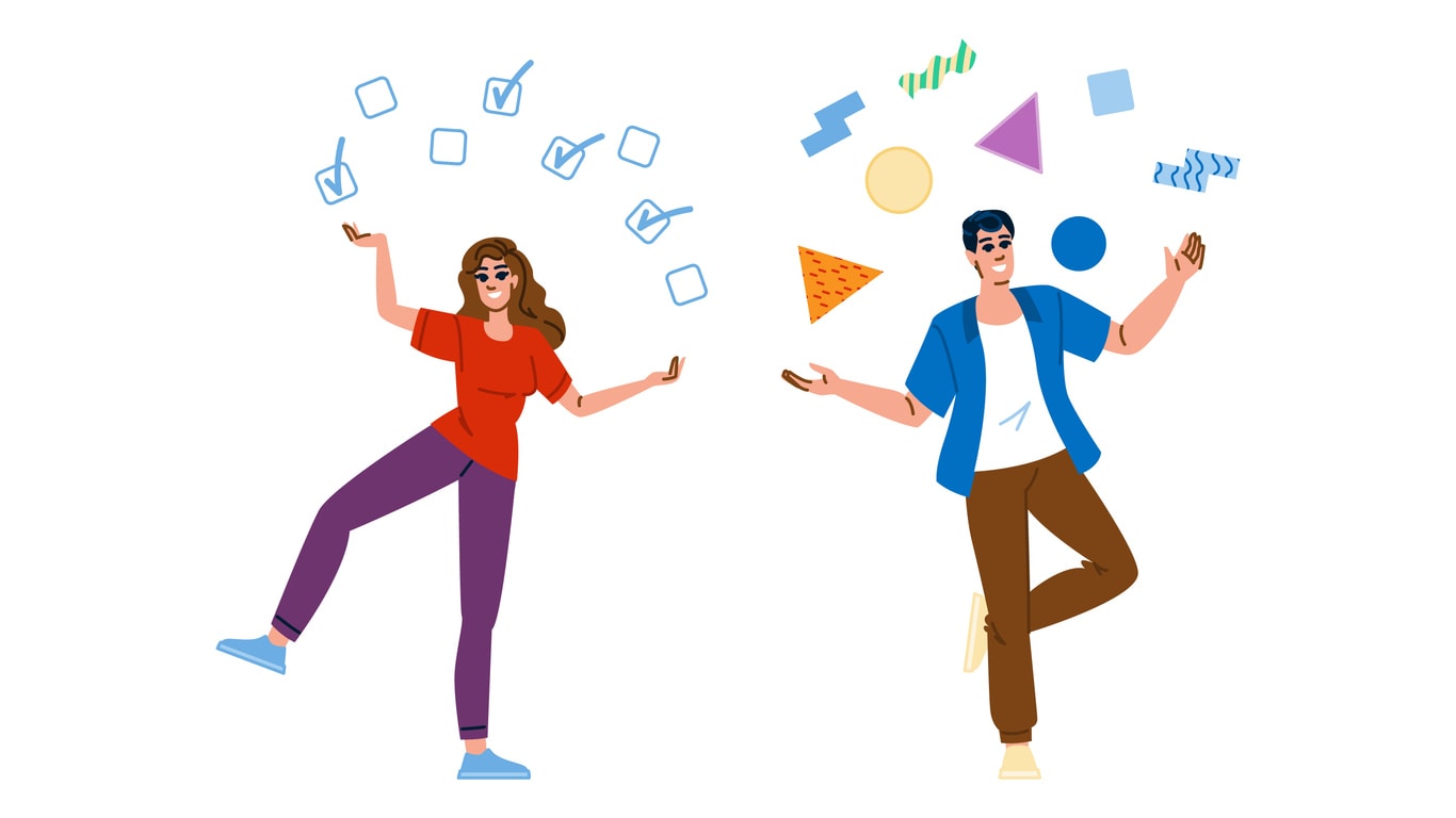 Focus juggling multiple tasks