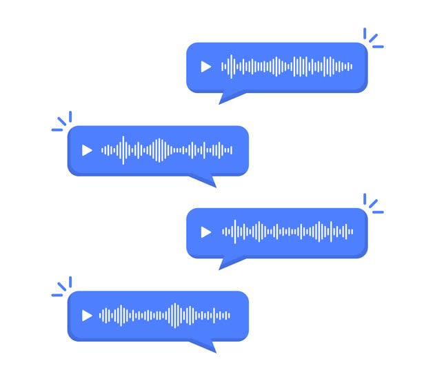 Record voice message for phone correspondence