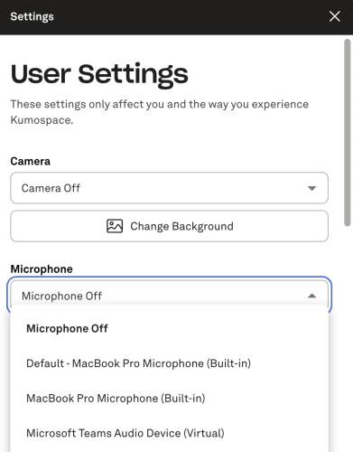 microphoneinput