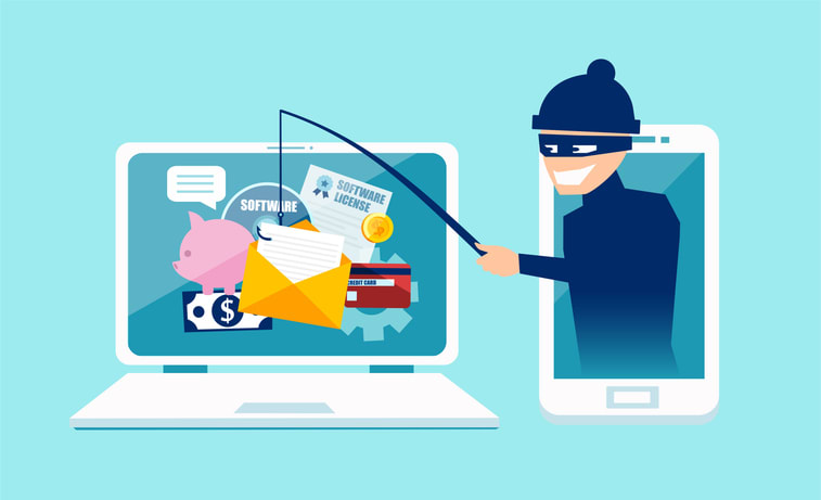 hacker attack and web security stock illustration