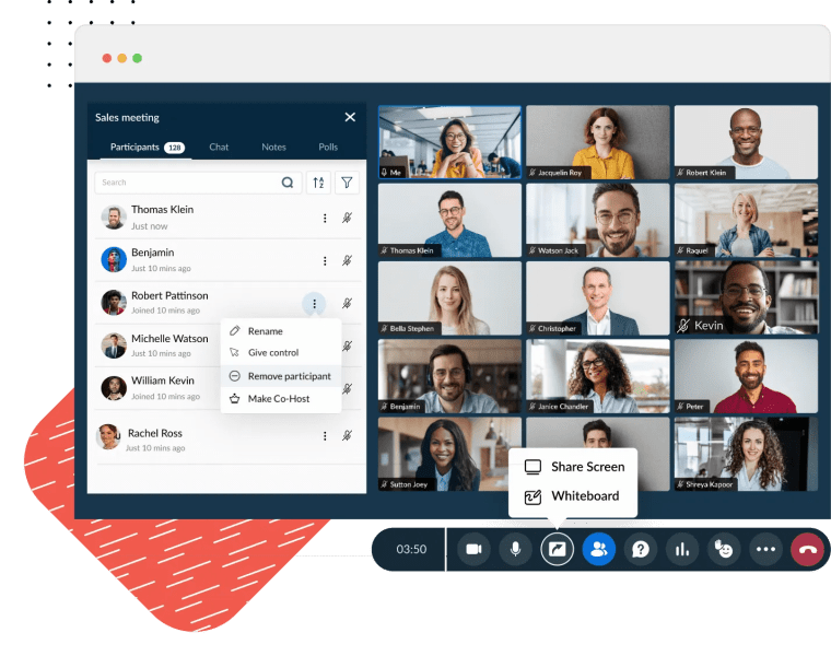 Zoho Meeting video call