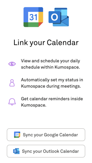 Link your Outlook Calendar