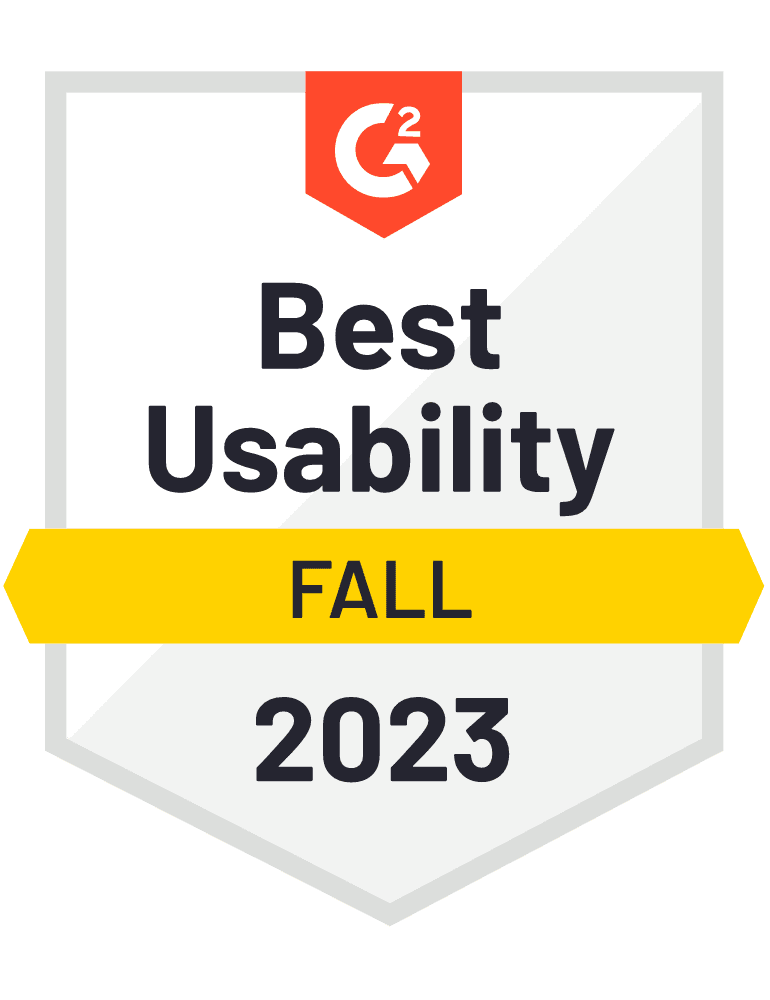 G2 Best Usability Fall 2023