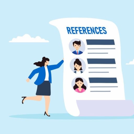 Preview image for post: Professional Reference List Template 